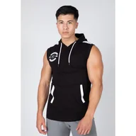 Koszulki sportowe męskie - Bezrękawnik fitness męski Gorilla Wear Oswego Hooded z kapturem - miniaturka - grafika 1