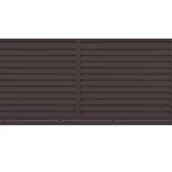 Ogrodzenia - Polbram Brama przesuwna Kreta 5x1,5 m prawa brązowa - miniaturka - grafika 1