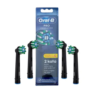 Końcówki ORAL-B EB50X PRO-4 Black - Końcówki do szczoteczek elektrycznych - miniaturka - grafika 1