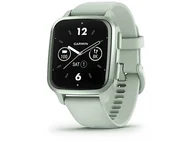 Telefony OUTLET - OUTLET - Smartwatch GARMIN Venu Sq 2 Metaliczna miętowa ramka z aluminium miętową kopertą i silikonowym paskiem 010-02701-12 - miniaturka - grafika 1