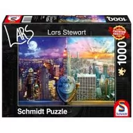 Puzzle - G3 Puzzle Pq 1000 Lars Stewart Nowy Jork dzień/noc - miniaturka - grafika 1