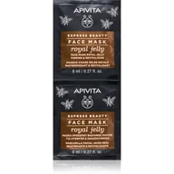 Maseczki do twarzy - Apivita Apivita Express Beauty Mleczko Pszczele - ujędrniająco-rewitalizująca maseczka do twarzy 2x8ml - miniaturka - grafika 1