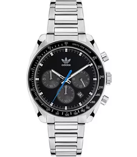 Zegarek ZEGAREK MĘSKI ADIDAS ORIGINALS AOFH22006 FASHION EDITION TWO CHRONO - Zegarki męskie - miniaturka - grafika 1