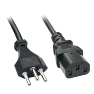 Kable komputerowe i do monitorów - Lindy 30425 kabel zasilające Czarny 0,7 m C13 panel - miniaturka - grafika 1