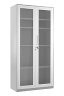 Regały biurowe - Szafka XD-027 - Szary/Biały - miniaturka - grafika 1