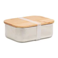 Lunch boxy - Pojemnik stalowy na lunch 800ml, srebrny - miniaturka - grafika 1