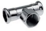 Łączniki, trójniki, kształtki - Trójnik z GW KAN-therm Steel - 35 x Rp1/2 x 35 Sprinkler - miniaturka - grafika 1