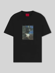 T-shirt o kroju relaxed fit z czystej bawełny - Koszulki męskie - miniaturka - grafika 1