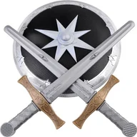 Zabawki militarne - Jokomisiada Miecze + tarcza ochronna zestaw dla rycerza ZA3937 - miniaturka - grafika 1