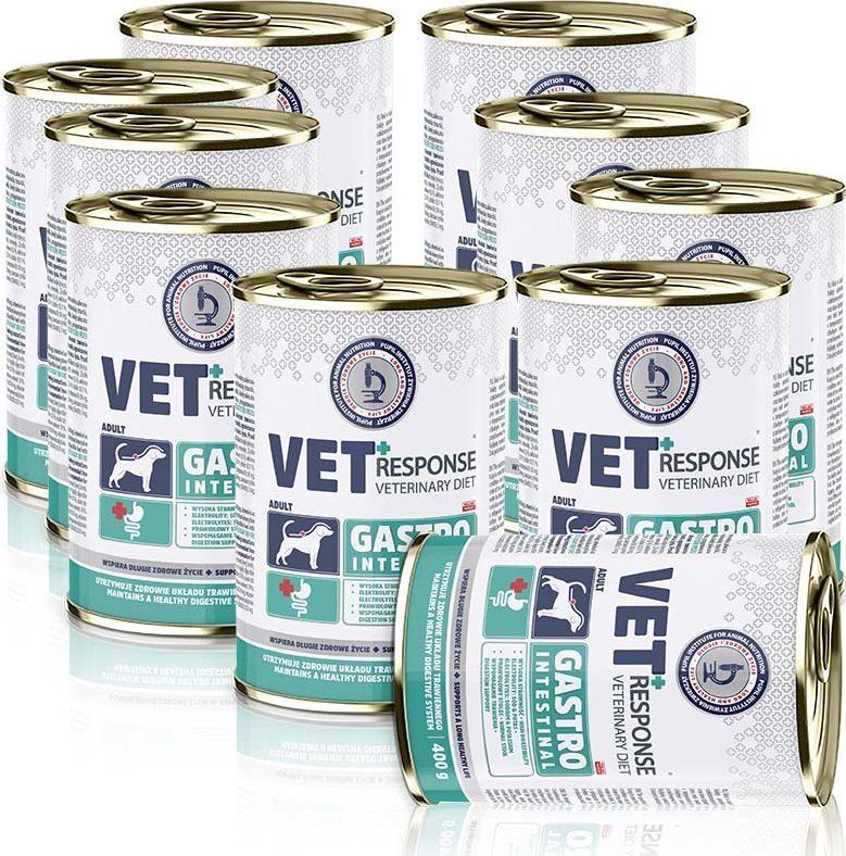 Vet Response Karma weterynaryjna mokra dla psa VET RESPONSE GASTROINTESTINAL 10x400 g