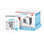 Ciśnieniomierze i akcesoria - NOVAMA WHITE V Ciśnieniomierz nadgarstkowy z komfortowym pomiarem podczas napełniania mankietu - miniaturka - grafika 1