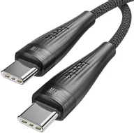Kable komputerowe i do monitorów - Boste Metalic Ring Series Kabel USB-C do USB-C, szybkie ładowanie, transmisja danych, 60W, 1m, czarny - miniaturka - grafika 1