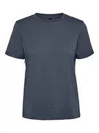 Koszulki i topy damskie - bestseller a/s Vmpaula S/S Noos t-shirt damski, niebieski (Ombre Blue), M - miniaturka - grafika 1