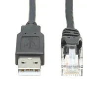 Adaptery i przejściówki - Tripp Lite U009-015-RJ45-X zmieniacz płci / kabli RJ-45 USB 2.0 Type-A Czarny - miniaturka - grafika 1