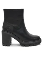 Botki damskie - Timberland Botki TB0A26WAW021 Czarny - miniaturka - grafika 1
