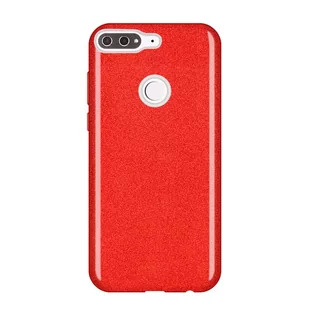 Wozinsky Glitter Case błyszczące etui pokrowiec z brokatem Huawei Y7 Prime 2018 czerwony Czerwony Huawei Y7 Prime 2018 - Etui i futerały do telefonów - miniaturka - grafika 1