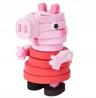 Figurki dla dzieci - ŚWINKA PEPPA FIGURKA PUZZLE PIANKOWE 3D - miniaturka - grafika 1