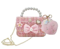 Torebki damskie - Torebeczka z breloczkiem, kokardka - miniaturka - grafika 1
