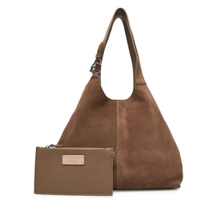 Torebka Coccinelle SHA Coccinelle C-Easy E1 THE 11 01 01 Beżowy - Torebki damskie - miniaturka - grafika 1