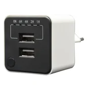 Programatory czasowe - Gniazdo 2x USB programowalne LEXMAN - miniaturka - grafika 1