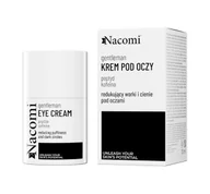 Kosmetyki do pielęgnacji twarzy męskie - Nacomi Gentleman rozświetlający krem pod oczy niwelujący worki i cienie z peptydami i kofeiną 30ml - miniaturka - grafika 1