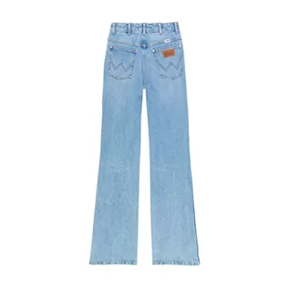Spodnie damskie - Wrangler jeansy damskie westward, zielony, 32W / 32L - grafika 1