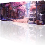 Podkładki pod mysz - PODKŁADKA POD MYSZKĘ XXL Sakura City 80x30 TILT Dla gracza Wytrzymała - miniaturka - grafika 1