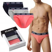 Majtki męskie - Slipy Męskie 3MP-200 3-Pack Bawełniane Sportowe Wygodne Klasyczne *XXL - miniaturka - grafika 1