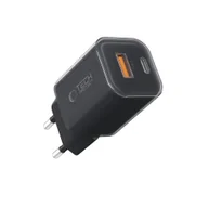 Ładowarki do telefonów - TECH-PROTECT NCM33W 2-PORT NETWORK CHARGER PD33W/QC3.0 BLACK - miniaturka - grafika 1