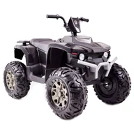 Pojazdy elektryczne dla dzieci - Super Toys DUŻY QUAD NA AKUMULATOR MIĘKKIE SIEDZENIE MIĘKKIE KOŁA/CH9955 CH-9955-CZARNY - miniaturka - grafika 1
