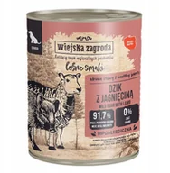 Mokra karma dla psów - Wiejska Zagroda Leśne smaki z dzikiem i jagnięciną 800g - miniaturka - grafika 1