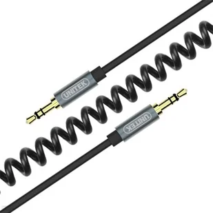 Unitek Kabel miniJack 3.5mm - miniJack TWIST, 1.5m Y-C922ABK - Kable - miniaturka - grafika 1