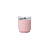 Kubki termiczne - Kinto - Kubek termiczny z zatyczką To Go Tumbler 240ml, pink - miniaturka - grafika 1