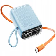 Powerbanki - INNOSTYLE MINI POWERBANK 10000MAH 2X USB-C TYP C 33W ROZWIJANY KABEL USB-C - miniaturka - grafika 1