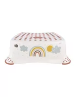 Wyposażenie pokoiku dziecięcego - Keeeper Podest Tomek z funkcją antypoślizgową Rainbow biały - miniaturka - grafika 1