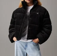 Swetry damskie - Kurtka sztruksowa zimowa Calvin Klein rozmiar M - miniaturka - grafika 1