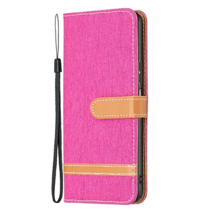 Etui King Design kompatybilne z Xiaomi Redmi Note 11 Pro / Note 11 Pro+ 5G Etui na telefon ze skóry syntetycznej - Etui na telefon komórkowy różowo-czerwone - Etui i futerały do telefonów - miniaturka - grafika 1