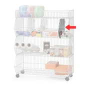 Meble sklepowe - Przegrody do koszów drucianych o głębokości 430 mm - miniaturka - grafika 1