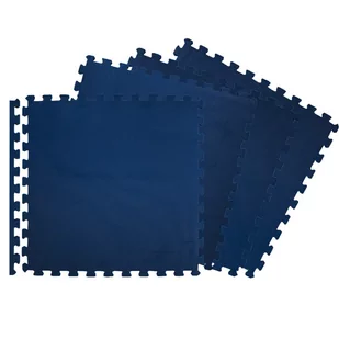 Spokey Mata Puzzle Scrab 61 X 61Cm Grubość 12 Mm, Granatowa (838316) - Maty do ćwiczeń - miniaturka - grafika 1