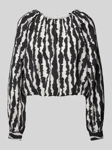 Bluzka o kroju relaxed fit z plisami model ‘ZENA’ - Bluzki damskie - miniaturka - grafika 1