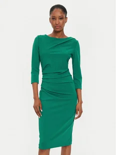 Rinascimento Sukienka koktajlowa CFC0121014003 Zielony Regular Fit - Sukienki - miniaturka - grafika 1