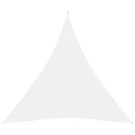 Parasole ogrodowe - vidaXL Trójkątny żagiel ogrodowy, tkanina Oxford, 3,6x3,6x3,6 m, biały 135281 - miniaturka - grafika 1