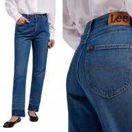 Spodnie damskie - Lee CAROL REGULAR STRAIGHT Waterfall MOM JEANS CIEMNY DżINS VINTAGE W28 L33 - miniaturka - grafika 1