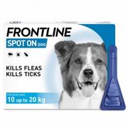 Artykuły przeciw pasożytom - Frontline Spot-on M 134 mg/1,34 ml roztwór do nakrapiania dla psów - 3 pipety - miniaturka - grafika 1