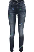 Spodnie damskie - DESIGUAL DENIM JEANSY NIEBIESKIE - miniaturka - grafika 1