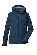 Kurtki damskie - Killtec Damska kurtka softshell / kurtka outdoorowa z odpinanym kapturem KOS 90 WMN SFTSHLL JCKT; granatowa, 44, 39140-000 - miniaturka - grafika 1