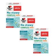 Stawy, mięśnie, kości - 3x Doppelherz® aktiv Na stawy COMPLEX 1000 + nowozelandzkie małże, 3x 60 kapsułek ZESTAW - miniaturka - grafika 1