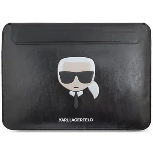 Head Karl Lagerfeld Karl Lagerfeld Sleeve KLCS16KHBK 16" czarny/black Ikonik Karl s KF000903-0 - Torby na laptopy - miniaturka - grafika 1