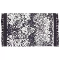 Dywany - Lumarko Dywan z wiskozy 140 x 200 cm fioletowy z białym AKARSU - miniaturka - grafika 1