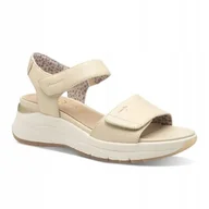 Sandały damskie - Tamaris Sandały Damskie Beżowe 8-88730-44-400 r.39 - miniaturka - grafika 1